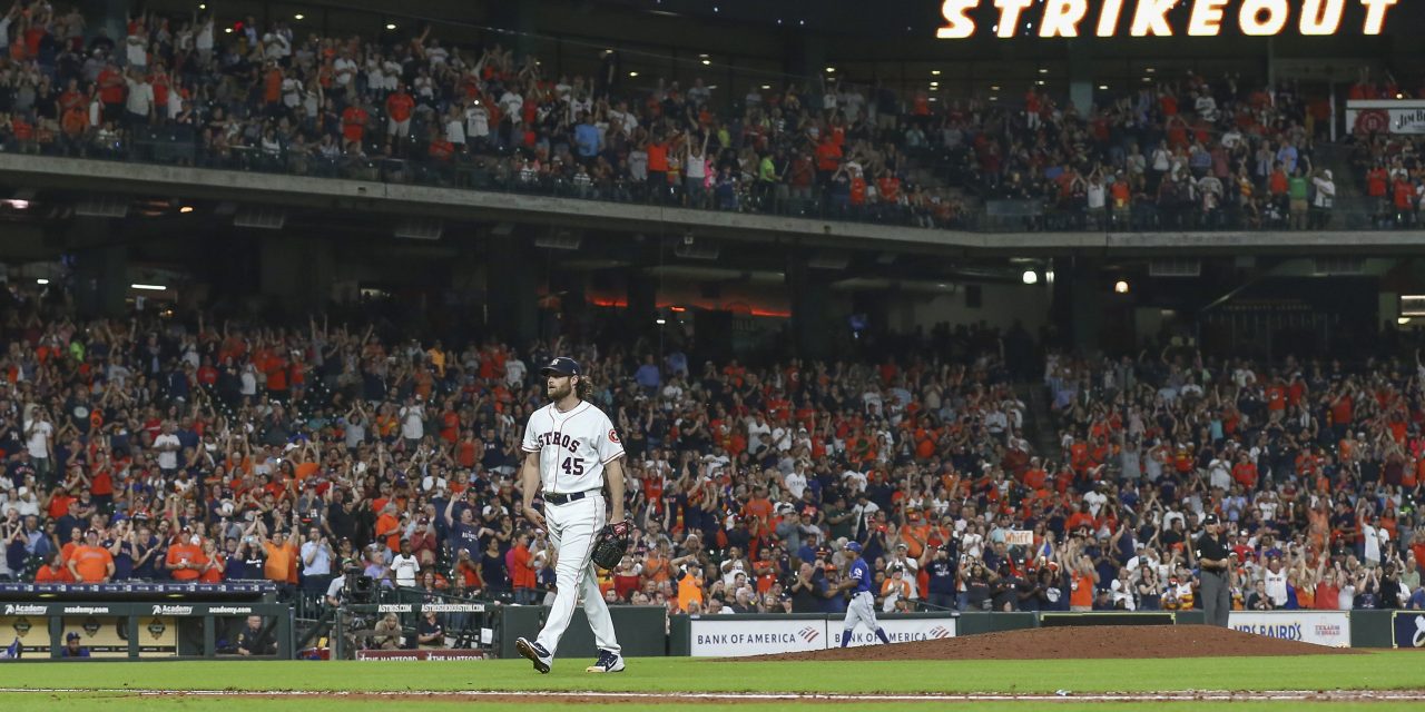 Astros Break 100 as Cole Owns the Mound